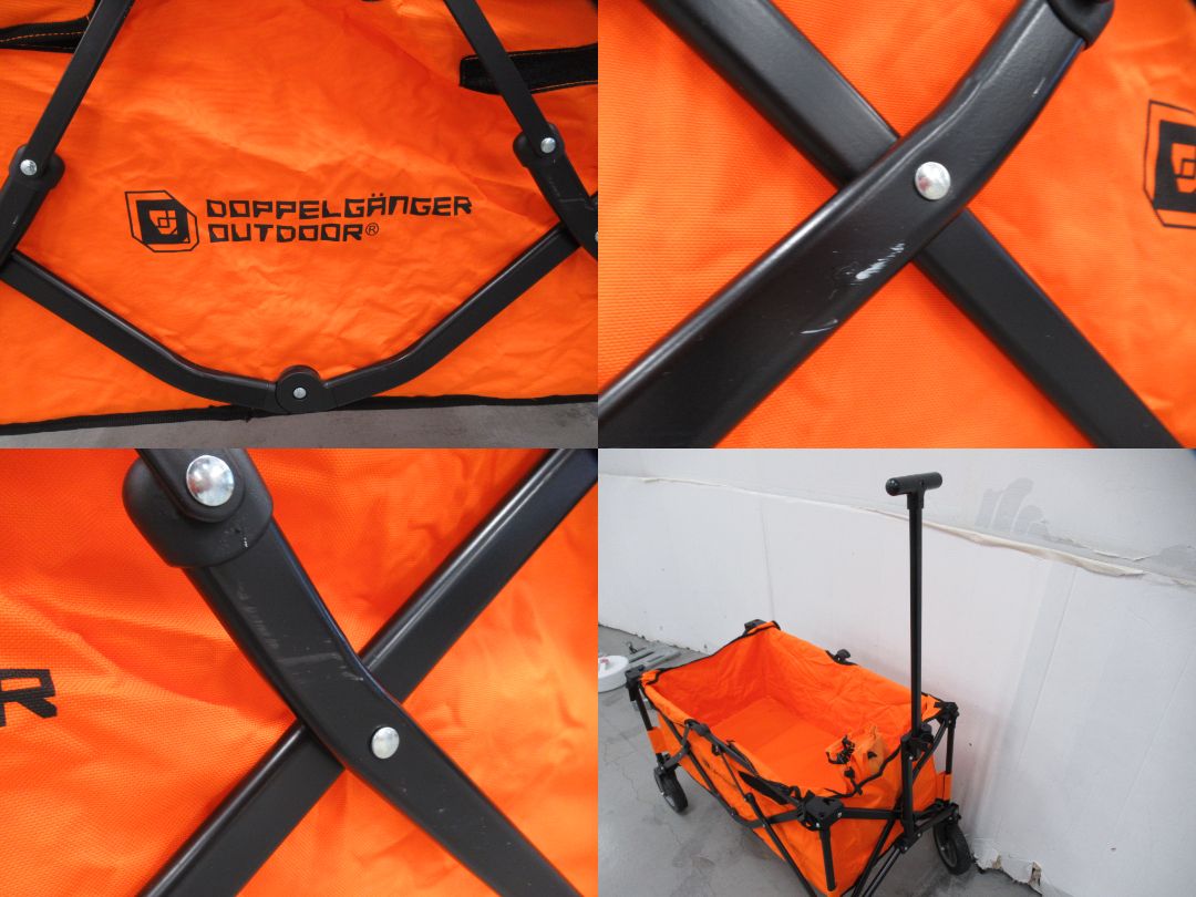 DOPPELGANGER OUTDOOR(ドッペルギャンガー) フォールディングキャリーワゴン