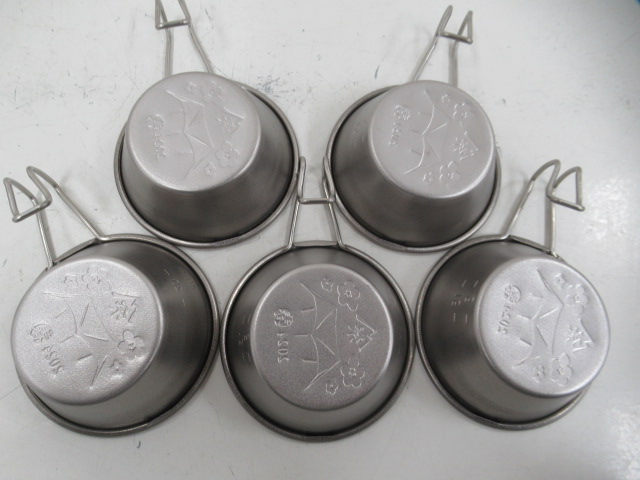 Snow Peak（スノーピーク）  チタンミニシェラカップ 2024 AUTUMN 6点