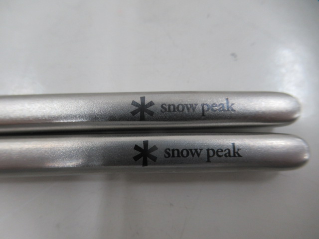 Snow Peak（スノーピーク）  チタン先細箸（1）