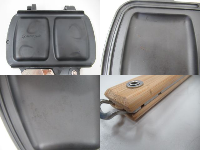 Snow Peak（スノーピーク）  ホットサンドメーカー トラメジーノ ブラック