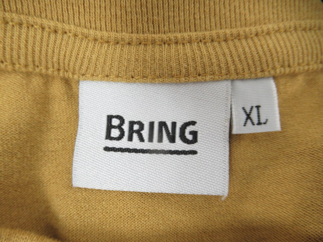 BRING（ブリング）  DRYCOTTONY ベーシックTシャツ