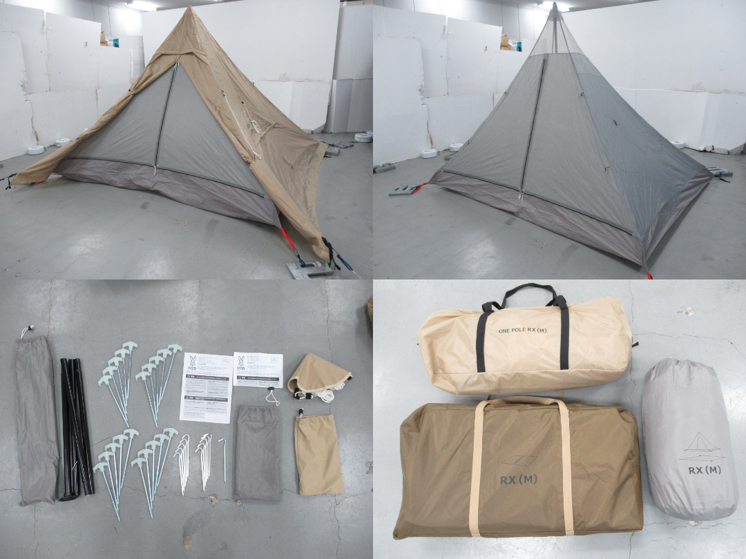 DOD（ディーオーディー）  ワンポールテントRX(M) フルセット