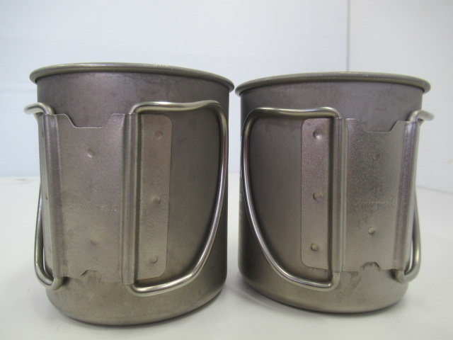 Snow Peak（スノーピーク）  チタンシングルマグ300×2点セット