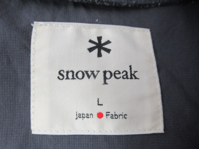 Snow Peak（スノーピーク）  Breathable Quick Dry T shirt