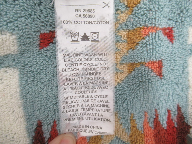 その他ブランド  ペンドルトン オーバーサイズジャガードタオル