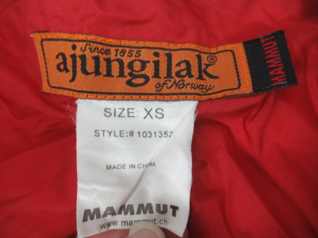 MAMMUT（マムート）  アユンギラック ダウンジャケット