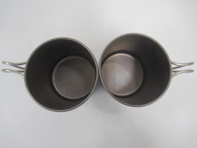 Snow Peak（スノーピーク）  チタンシングルマグ 450 2点セット