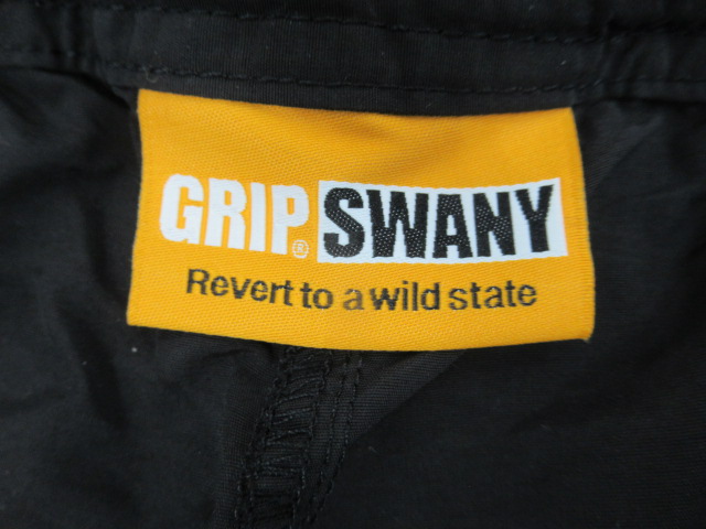 GRIP SWANY（グリップスワニー）  GEAR PANTS 2.0 ブラック