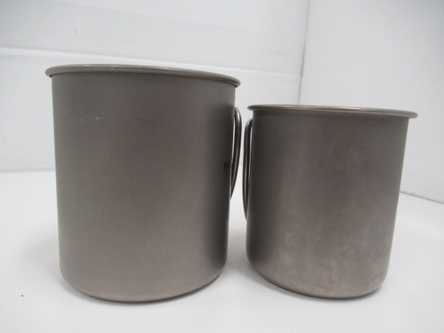 Snow Peak（スノーピーク）  チタンシングルマグ 450 300 2個セット