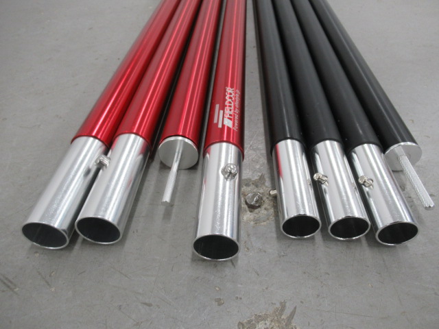 FIELDOOR(フィールドア) アルミテントポール 280 他ポール1本 セット