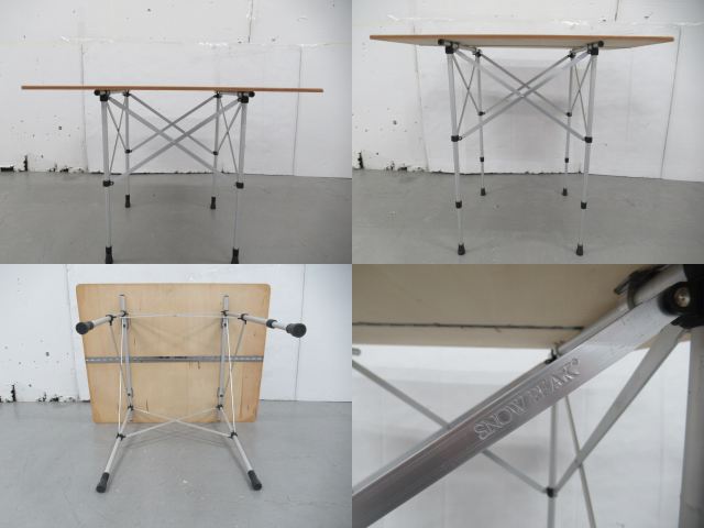 Snow Peak（スノーピーク）  アジャスタブルフォールディングテーブル シナベニア