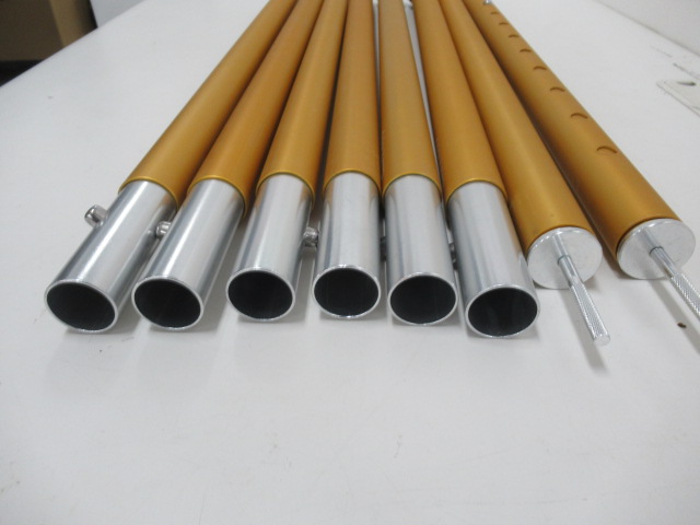 FIELDOOR（フィールドア）  アルミテントポール280 ポールケースセット2