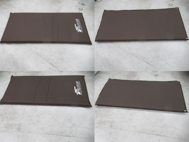 FIELDOOR(フィールドア) 【4点セット】車中泊マット 5cm Mサイズ ピローセット
