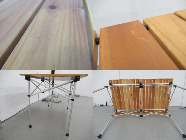 Coleman（コールマン）  ナチュラルウッドロールテーブル/110