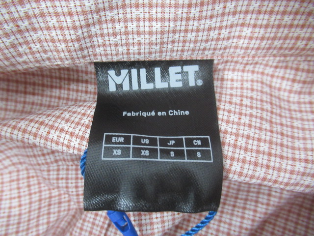 Millet（ミレー）  インセクト バリヤー チェックシャツ ロングスリーブ