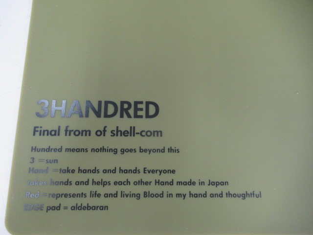 その他ブランド  BRUNT 3HANDRED エッジパッド25