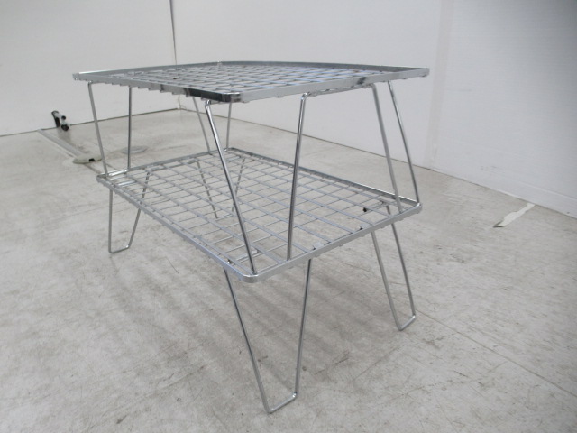 UNIFLAME（ユニフレーム）  フィールドラック シルバー 2点セット