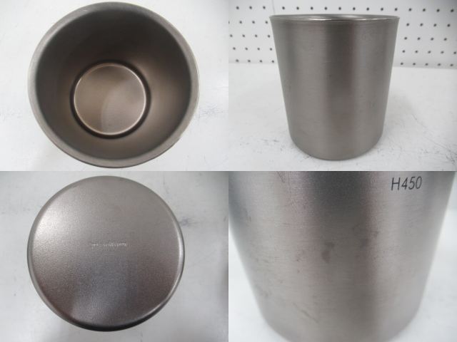 Snow Peak（スノーピーク）  スタッキングマグ雪峰 M200 H450 セット チタン