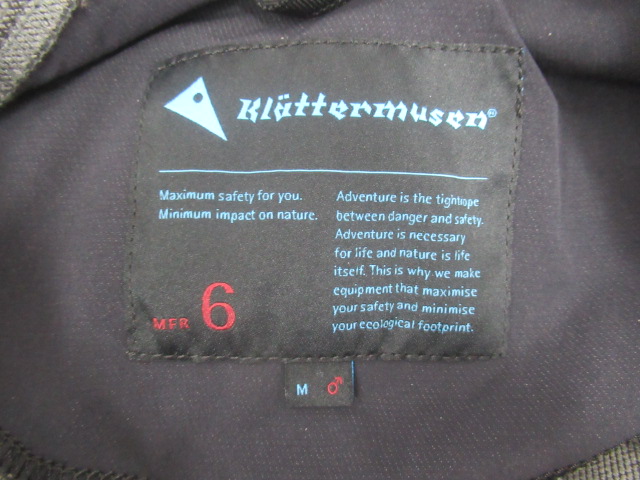 KLATTERMUSEN（クレッタルムーセン）  ミスリル ジャケット メンズ