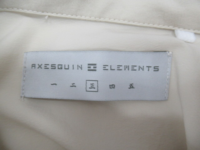 AXESQUIN(アクシーズクイン) ソフトシェルのショートカラーシャツ
