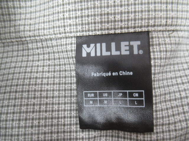 Millet(ミレー) インセクト バリヤー チェックシャツ ロングスリーブ