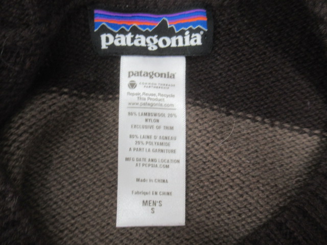 patagonia（パタゴニア）  ラムウール・ニット・セーター ブラウン