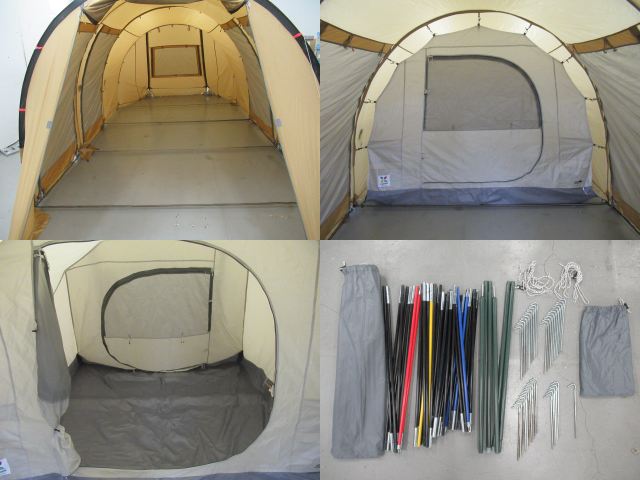 TENT FACTORY(テントファクトリー) フォーシーズン トンネル2ルームテントL・トップルーフセット