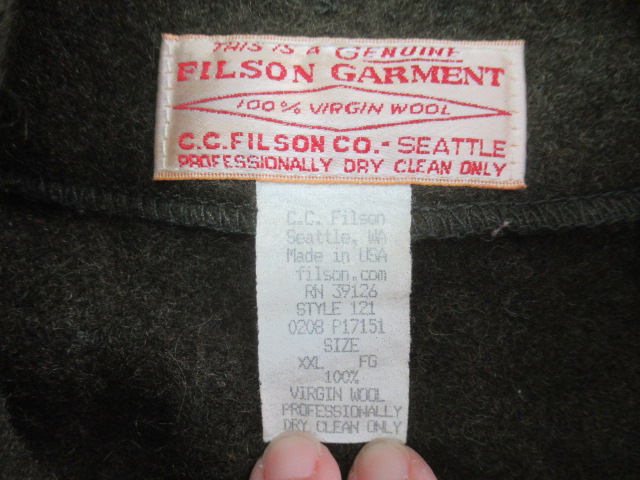 その他ブランド FILSON GARMENT ウールベスト