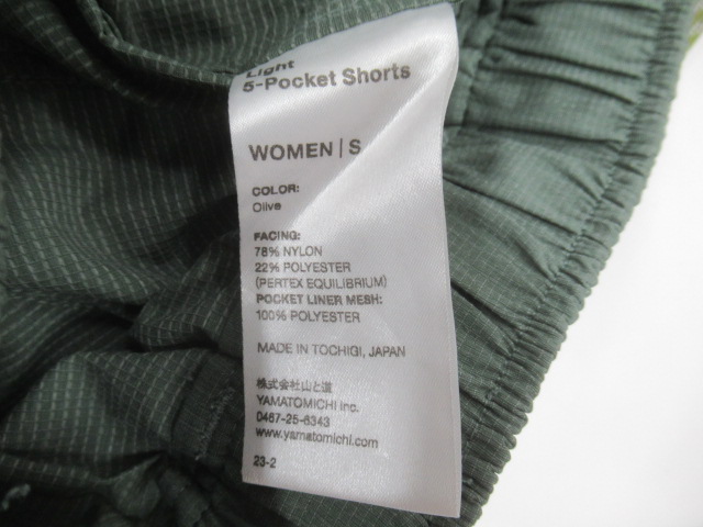山と道 Light 5-Pocket Shorts レディース