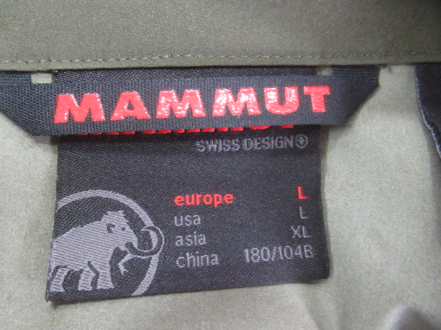 MAMMUT（マムート）  ソフテックタフライトジャケット メンズ