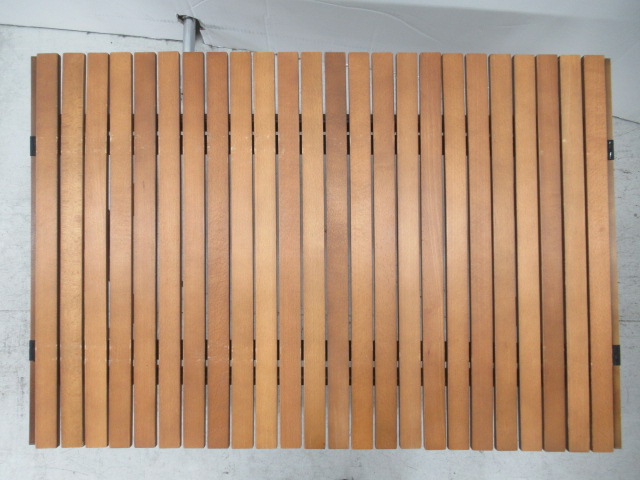 QUICKCAMP（クイックキャンプ）  X脚 ウッドロールローテーブル 90×60cm
