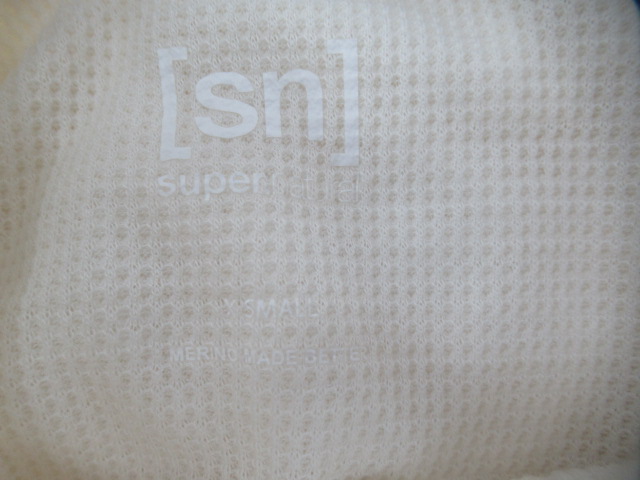 その他ブランド  sn ワッフルフーディーロングスリーブ