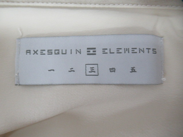 AXESQUIN(アクシーズクイン) ELEMENTS ソフトシェルのショートカラーシャツ