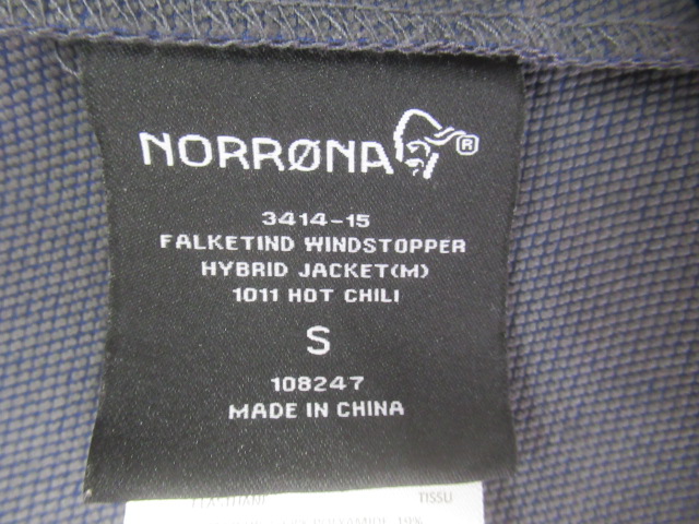 NORRONA（ノローナ）  フォルケティンウィンドストッパー ハイブリッドジャケット