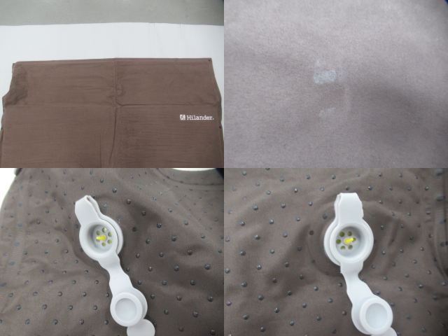 Hilander(ハイランダー) スエードインフレーターマット ダブル 枕付きタイプ 5cm
