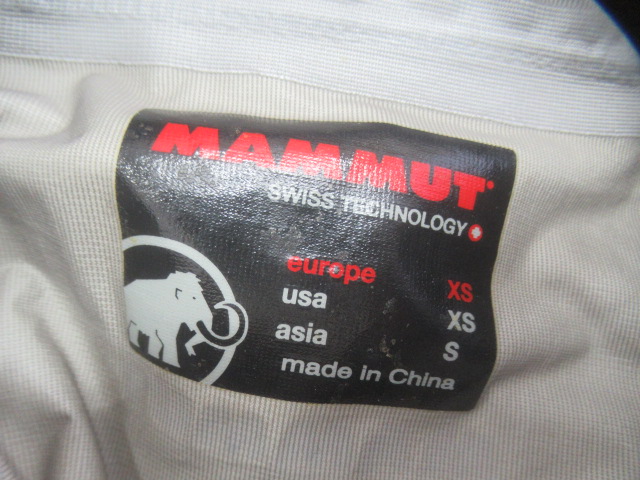 MAMMUT(マムート) ゴアテックス クライメイトライトレインジャケット