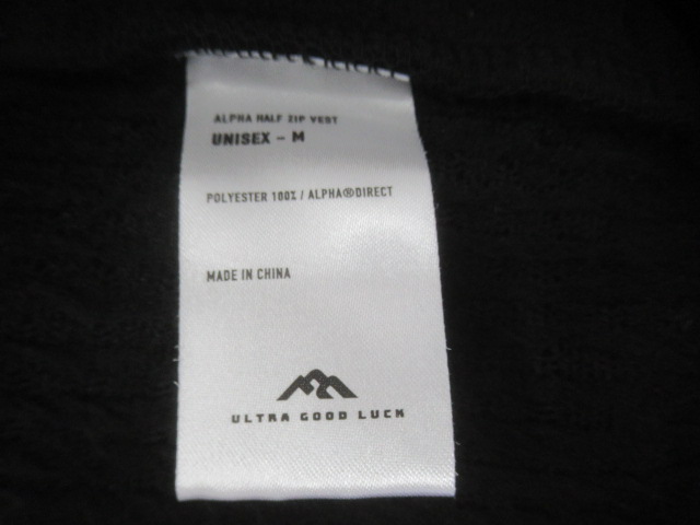その他ブランド ALPHA 140 HALF ZIP VEST M