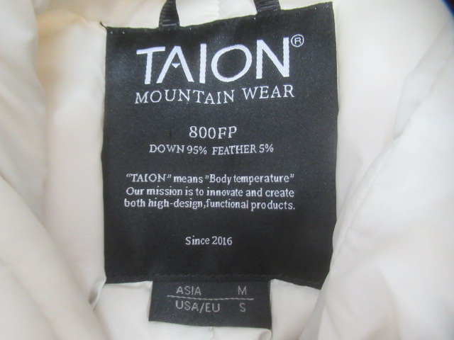 その他ブランド  TAION マウンテンパッカブルボリュームダウンジャケット