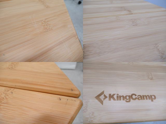KingCamp(キングキャンプ) KingCamp バンブー100X 折りたたみヘキサテーブル