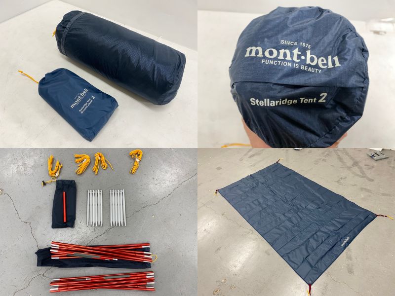 mont-bell（モンベル）  ステラリッジテント 2型＋グラウンドシート