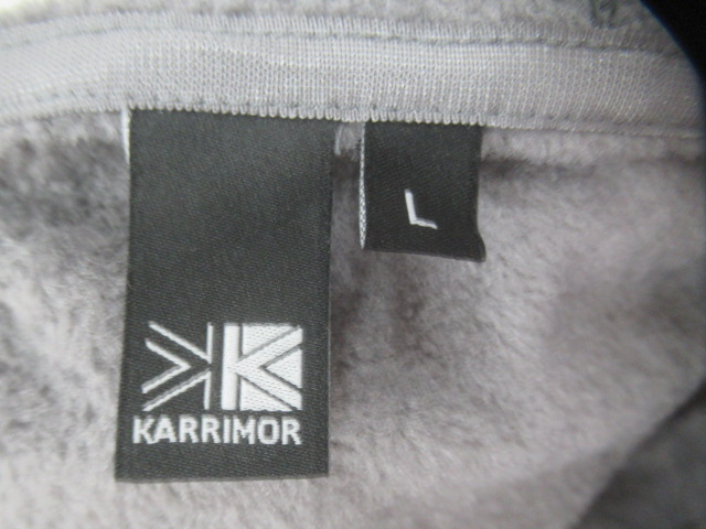 karrimor(カリマー) オクタ スウェット ジップ フーディー グレー