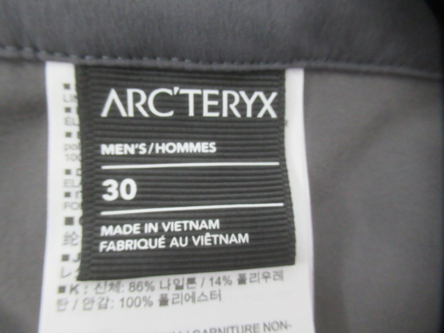 ARC'TERYX（アークテリクス）  ガンマ SL パンツ グレー