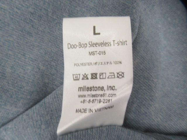 milestone(マイルストーン) Doo-Bop Sleeveless T-Shirt