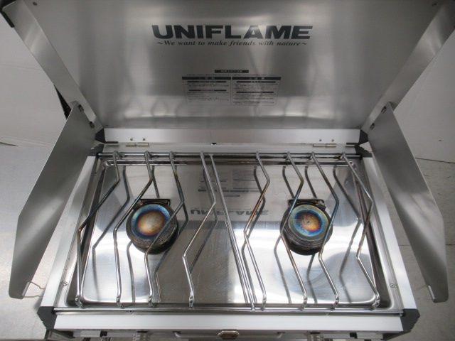 UNIFLAME(ユニフレーム) ツインバーナー US-1900 キッチンスタンド2 セット