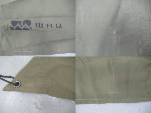 WAQ(ワック) 焚き火陣幕 オリーブ