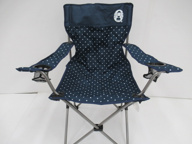 Coleman（コールマン）  リゾートチェア 2脚セット ネイビー・ピンクドット