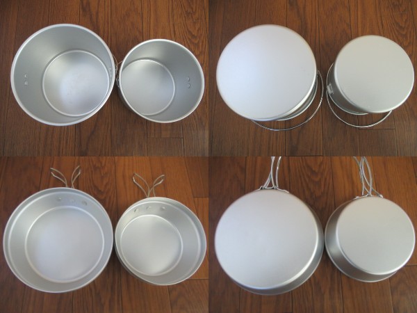 ダグ 焚火缶S/Mセット EVERNEW ハンドル付き