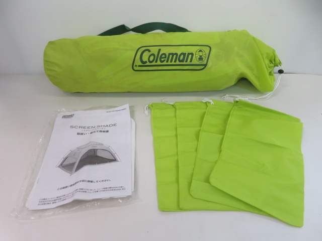 Coleman（コールマン）  スクリーンシェード アーガイル/ライムグリーン