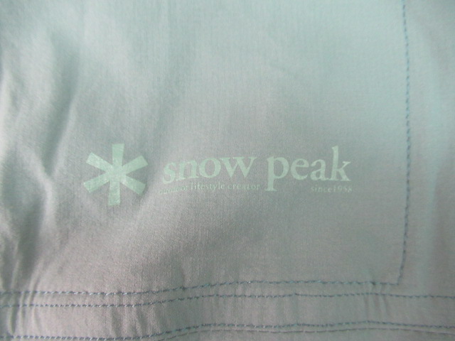 Snow Peak（スノーピーク）  レイン&ウィンド レジスタンスジャケット グリーン
