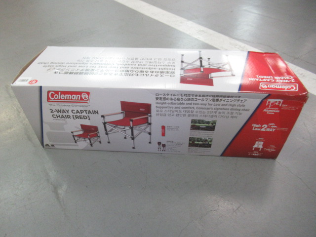 ツーウェイキャプテンチェア レッド ３セット Amazon.co.jp: Coleman(コールマン) チェア ツーウェイ
